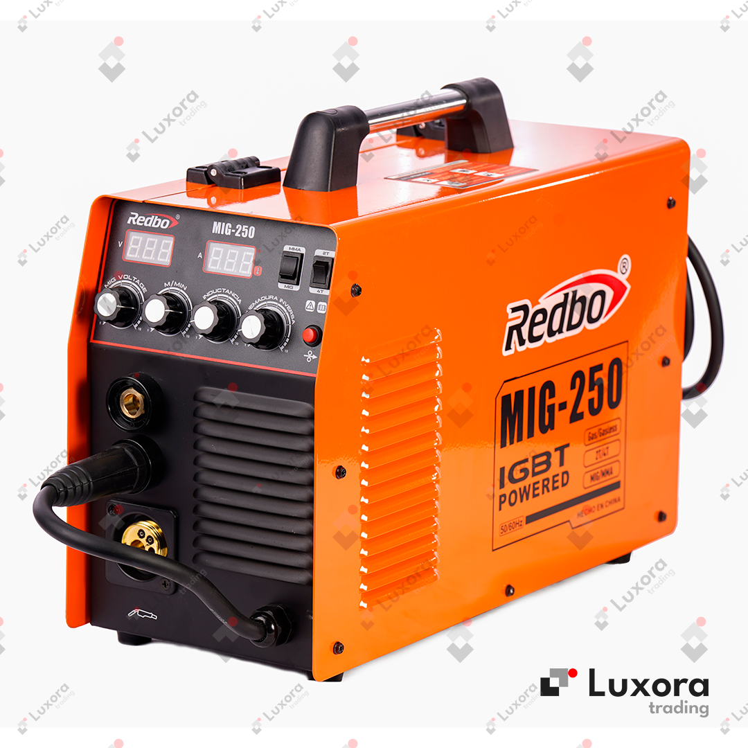 Imagen de Soldadora MIG-250/5 kg - REDBO | Potencia y Eficiencia Profesional