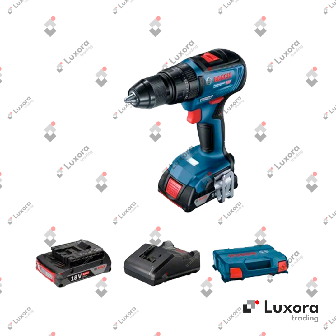 Imagen de Taladro Percutor GSB 18V-50 - BOSCH | Inalámbrico, potente y profesional